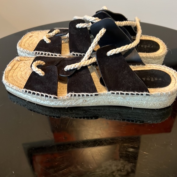 Freda Salvador Women's Lucy Espadrille Ankle Tie Sandals Size 9 NEW - Picture 2 of 6